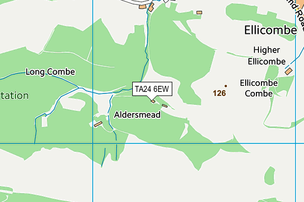 TA24 6EW map - OS VectorMap District (Ordnance Survey) TA24 6EW map - OS VectorMap District (Ordnance Survey)