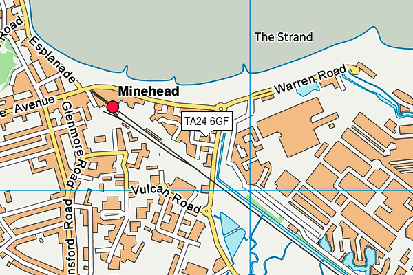 TA24 6GF map - OS VectorMap District (Ordnance Survey) TA24 6GF map - OS VectorMap District (Ordnance Survey)