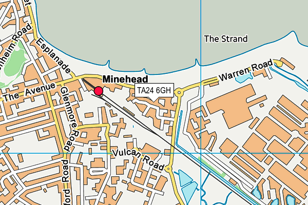 TA24 6GH map - OS VectorMap District (Ordnance Survey) TA24 6GH map - OS VectorMap District (Ordnance Survey)