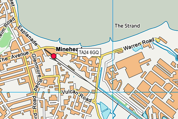 TA24 6GQ map - OS VectorMap District (Ordnance Survey) TA24 6GQ map - OS VectorMap District (Ordnance Survey)