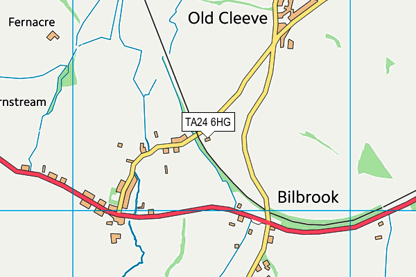 TA24 6HG map - OS VectorMap District (Ordnance Survey) TA24 6HG map - OS VectorMap District (Ordnance Survey)