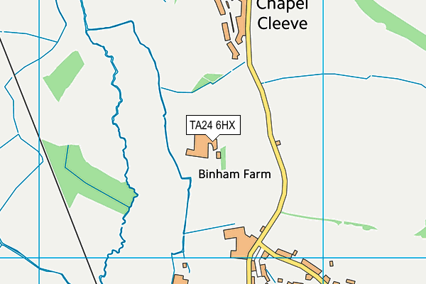 TA24 6HX map - OS VectorMap District (Ordnance Survey) TA24 6HX map - OS VectorMap District (Ordnance Survey)