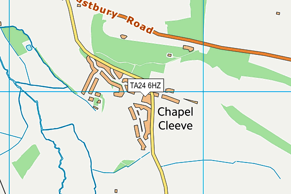 TA24 6HZ map - OS VectorMap District (Ordnance Survey) TA24 6HZ map - OS VectorMap District (Ordnance Survey)