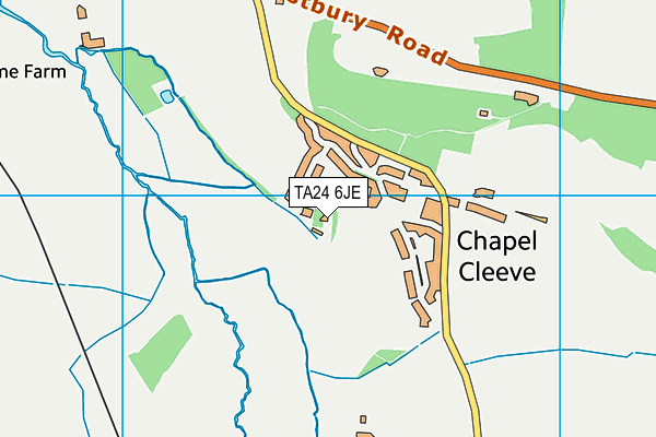 TA24 6JE map - OS VectorMap District (Ordnance Survey) TA24 6JE map - OS VectorMap District (Ordnance Survey)