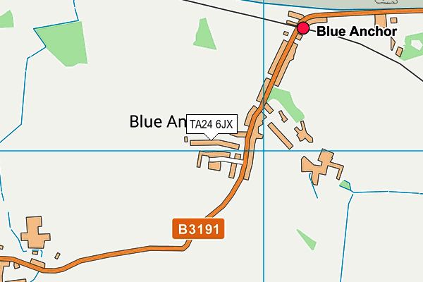 TA24 6JX map - OS VectorMap District (Ordnance Survey) TA24 6JX map - OS VectorMap District (Ordnance Survey)
