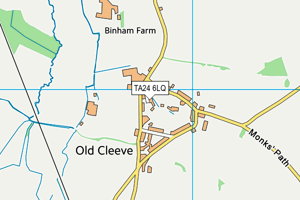 TA24 6LQ map - OS VectorMap District (Ordnance Survey)