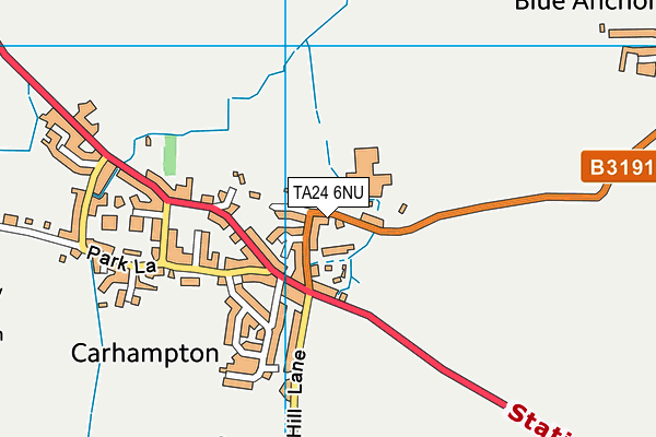 TA24 6NU map - OS VectorMap District (Ordnance Survey) TA24 6NU map - OS VectorMap District (Ordnance Survey)