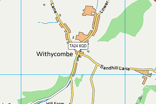 TA24 6QD map - OS VectorMap District (Ordnance Survey)