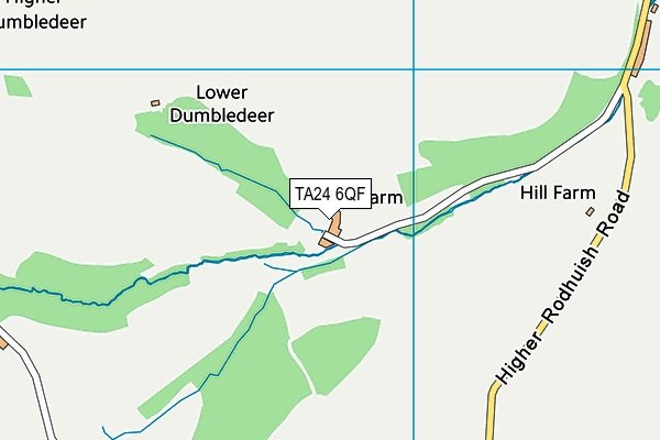 TA24 6QF map - OS VectorMap District (Ordnance Survey) TA24 6QF map - OS VectorMap District (Ordnance Survey)