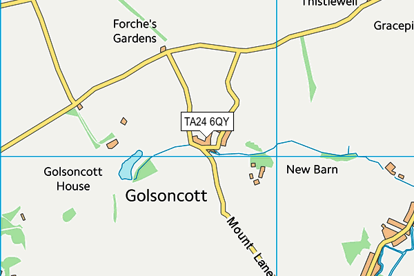 TA24 6QY map - OS VectorMap District (Ordnance Survey)