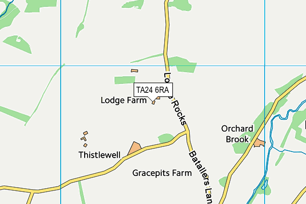 TA24 6RA map - OS VectorMap District (Ordnance Survey) TA24 6RA map - OS VectorMap District (Ordnance Survey)