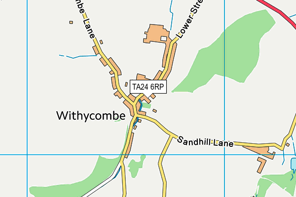 TA24 6RP map - OS VectorMap District (Ordnance Survey) TA24 6RP map - OS VectorMap District (Ordnance Survey)