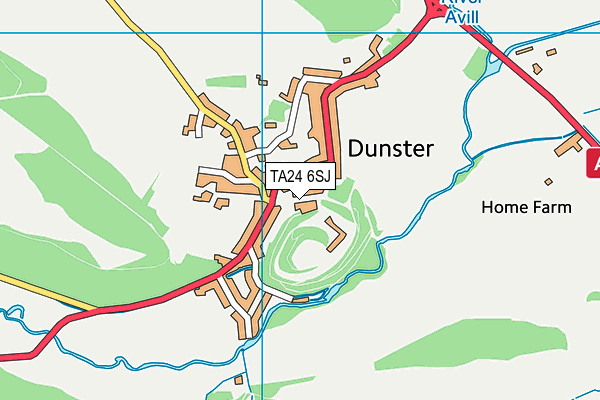 TA24 6SJ map - OS VectorMap District (Ordnance Survey) TA24 6SJ map - OS VectorMap District (Ordnance Survey)