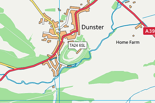 TA24 6SL map - OS VectorMap District (Ordnance Survey) TA24 6SL map - OS VectorMap District (Ordnance Survey)
