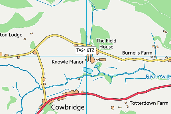 TA24 6TZ map - OS VectorMap District (Ordnance Survey) TA24 6TZ map - OS VectorMap District (Ordnance Survey)
