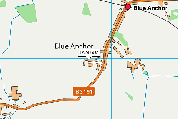 TA24 6UZ map - OS VectorMap District (Ordnance Survey) TA24 6UZ map - OS VectorMap District (Ordnance Survey)