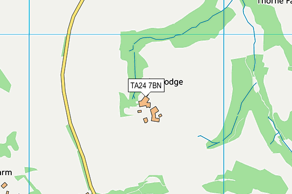 TA24 7BN map - OS VectorMap District (Ordnance Survey) TA24 7BN map - OS VectorMap District (Ordnance Survey)