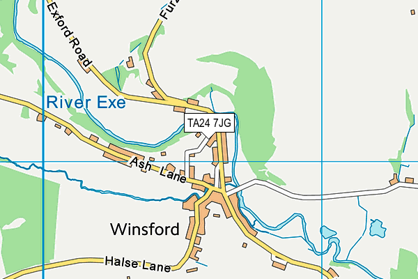 TA24 7JG map - OS VectorMap District (Ordnance Survey) TA24 7JG map - OS VectorMap District (Ordnance Survey)