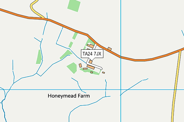 TA24 7JX map - OS VectorMap District (Ordnance Survey) TA24 7JX map - OS VectorMap District (Ordnance Survey)
