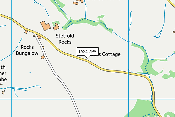 TA24 7PA map - OS VectorMap District (Ordnance Survey) TA24 7PA map - OS VectorMap District (Ordnance Survey)
