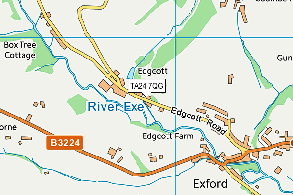 TA24 7QG map - OS VectorMap District (Ordnance Survey) TA24 7QG map - OS VectorMap District (Ordnance Survey)
