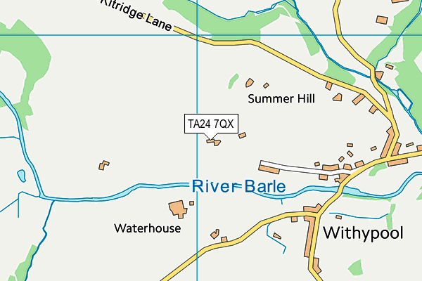 TA24 7QX map - OS VectorMap District (Ordnance Survey) TA24 7QX map - OS VectorMap District (Ordnance Survey)