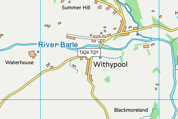 TA24 7QY map - OS VectorMap District (Ordnance Survey) TA24 7QY map - OS VectorMap District (Ordnance Survey)