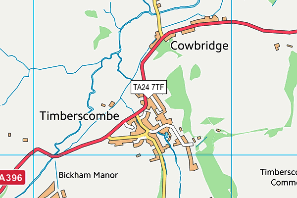 TA24 7TF map - OS VectorMap District (Ordnance Survey) TA24 7TF map - OS VectorMap District (Ordnance Survey)