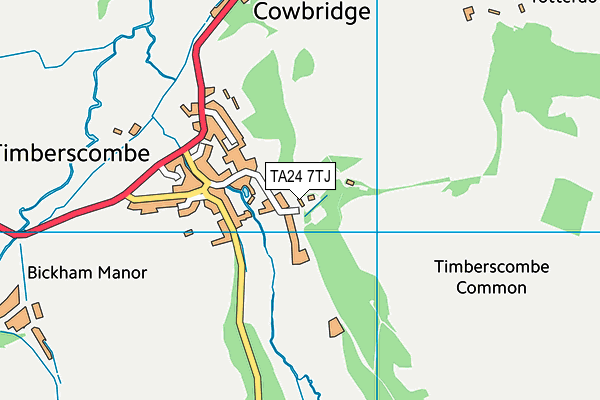 TA24 7TJ map - OS VectorMap District (Ordnance Survey) TA24 7TJ map - OS VectorMap District (Ordnance Survey)