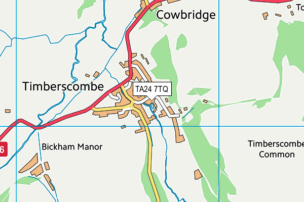 TA24 7TQ map - OS VectorMap District (Ordnance Survey) TA24 7TQ map - OS VectorMap District (Ordnance Survey)