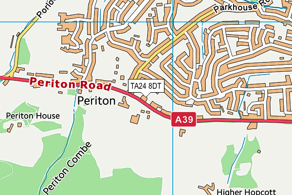TA24 8DT map - OS VectorMap District (Ordnance Survey) TA24 8DT map - OS VectorMap District (Ordnance Survey)
