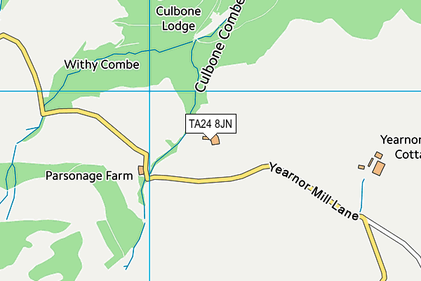 TA24 8JN map - OS VectorMap District (Ordnance Survey) TA24 8JN map - OS VectorMap District (Ordnance Survey)