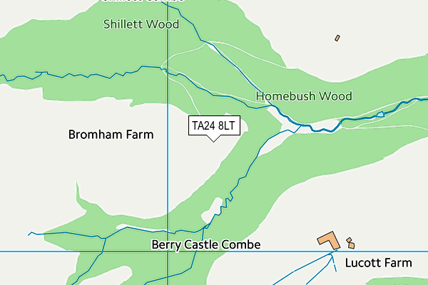 TA24 8LT map - OS VectorMap District (Ordnance Survey) TA24 8LT map - OS VectorMap District (Ordnance Survey)