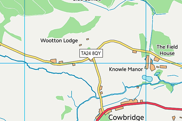 TA24 8QY map - OS VectorMap District (Ordnance Survey) TA24 8QY map - OS VectorMap District (Ordnance Survey)