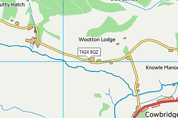 TA24 8QZ map - OS VectorMap District (Ordnance Survey) TA24 8QZ map - OS VectorMap District (Ordnance Survey)