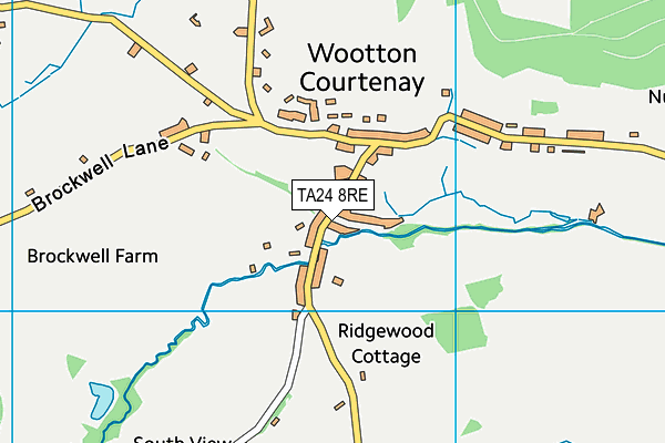 TA24 8RE map - OS VectorMap District (Ordnance Survey) TA24 8RE map - OS VectorMap District (Ordnance Survey)