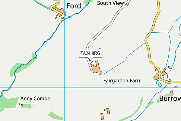 TA24 8RG map - OS VectorMap District (Ordnance Survey) TA24 8RG map - OS VectorMap District (Ordnance Survey)