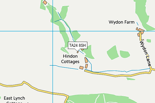 TA24 8SH map - OS VectorMap District (Ordnance Survey) TA24 8SH map - OS VectorMap District (Ordnance Survey)