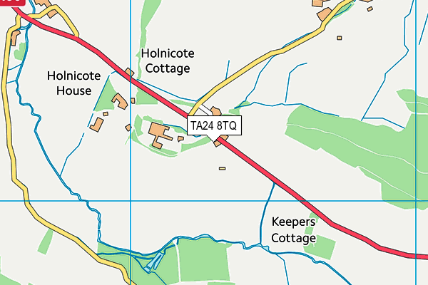 TA24 8TQ map - OS VectorMap District (Ordnance Survey) TA24 8TQ map - OS VectorMap District (Ordnance Survey)