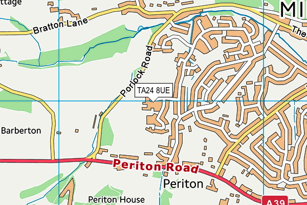 TA24 8UE map - OS VectorMap District (Ordnance Survey) TA24 8UE map - OS VectorMap District (Ordnance Survey)