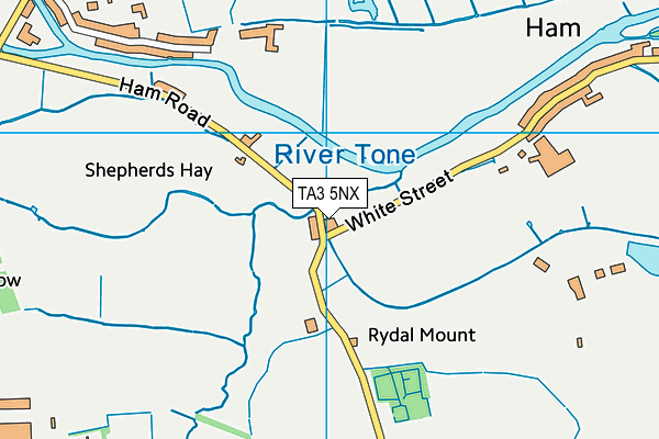 TA3 5NX map - OS VectorMap District (Ordnance Survey) TA3 5NX map - OS VectorMap District (Ordnance Survey)