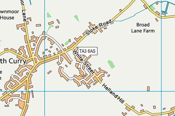 TA3 6AS map - OS VectorMap District (Ordnance Survey) TA3 6AS map - OS VectorMap District (Ordnance Survey)