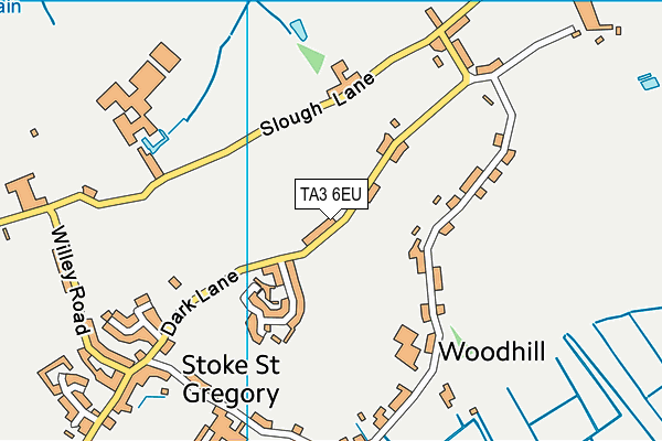 TA3 6EU map - OS VectorMap District (Ordnance Survey) TA3 6EU map - OS VectorMap District (Ordnance Survey)