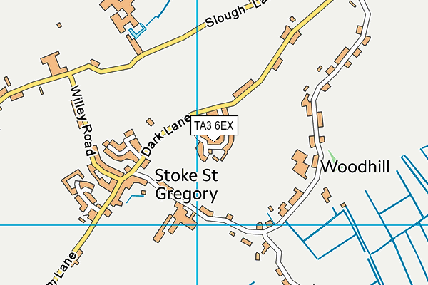 TA3 6EX map - OS VectorMap District (Ordnance Survey) TA3 6EX map - OS VectorMap District (Ordnance Survey)