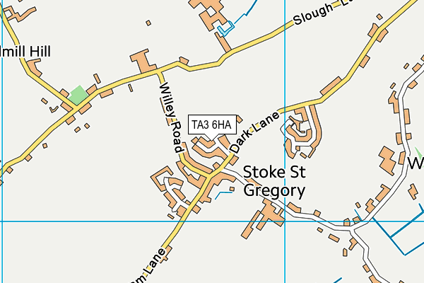TA3 6HA map - OS VectorMap District (Ordnance Survey) TA3 6HA map - OS VectorMap District (Ordnance Survey)