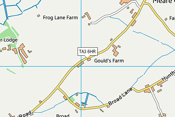 TA3 6HR map - OS VectorMap District (Ordnance Survey) TA3 6HR map - OS VectorMap District (Ordnance Survey)