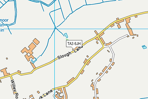 TA3 6JH map - OS VectorMap District (Ordnance Survey) TA3 6JH map - OS VectorMap District (Ordnance Survey)