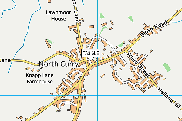 TA3 6LE map - OS VectorMap District (Ordnance Survey) TA3 6LE map - OS VectorMap District (Ordnance Survey)