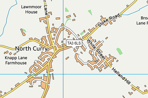 TA3 6LS map - OS VectorMap District (Ordnance Survey)