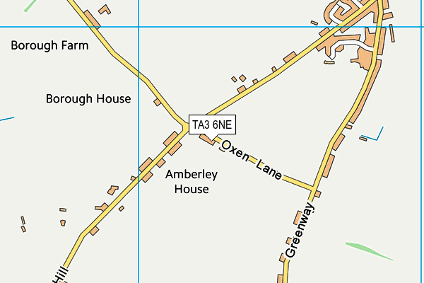 TA3 6NE map - OS VectorMap District (Ordnance Survey) TA3 6NE map - OS VectorMap District (Ordnance Survey)
